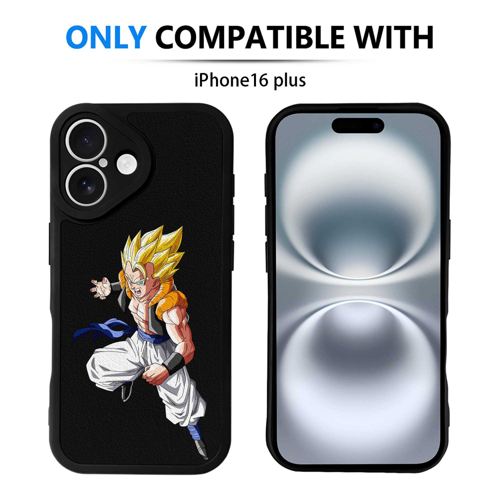 （画像用） ドラゴンボール ベジータ四世（Bejīta Yonsei）DRAGON BALL Vegeta IV 【iPhone 16シリーズ対応】シリコンスマホケース（レザー調） 材質：シリコン